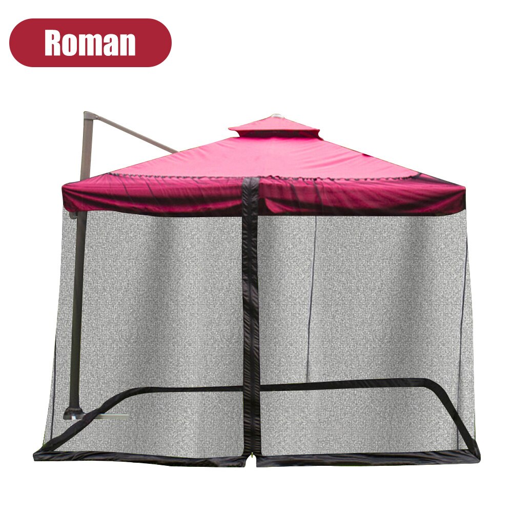 Cheap Goat Tents 300x230cm Cover Parasol Anti Mosquito Installation Straight Outdoor Umbrella Cover Mosquito Net Mesh Garden Deck Tents 
